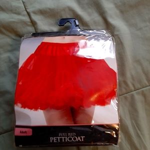 Red petticoat